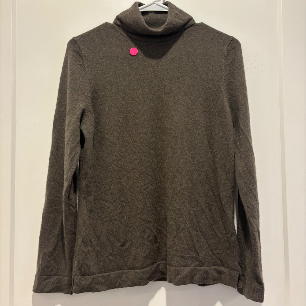 Jones New York Collection Cashmere Turtleneck Sweater Brown Womens Medium‎ M